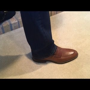 Johnston & Murphy Leather Penny Loafer sz 12